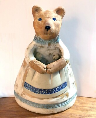 Salamander Pottery Mama Bear Hanging Wall Pocket Glazed Stoneware 1997 C335  | eBay
