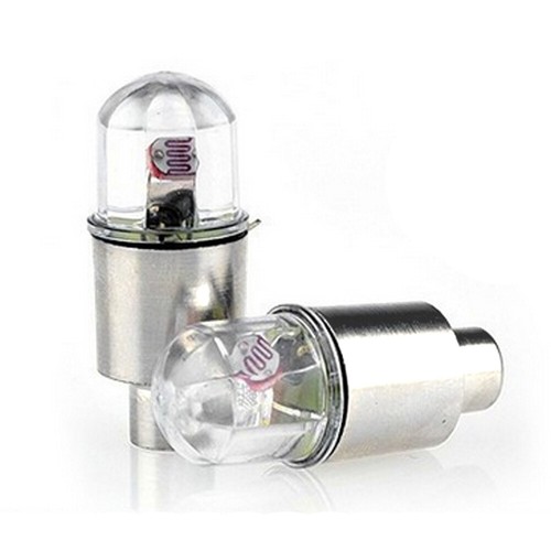 4x Car Rear Wheel Tire Tyre Air Valve Stem LED Light Caps Cover Accessories - Picture 8 of 11