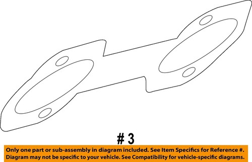 FORD OEM 99-19 E-350 Super Duty Manifold-Manifold Gasket BC2Z9448C - Picture 2 of 2