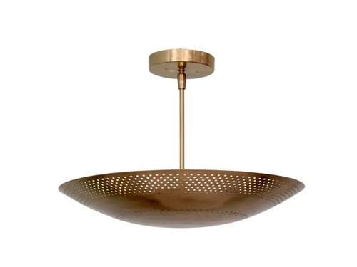 6 Light Perforated Elegant Ceiling Flushmount light Pendant Mid Century Modern - Picture 2 of 4