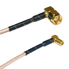 RG316 SMA MALE ANGLE to SSMB ANGLE FEMALE RF Cable Rapid-SHIP LOT