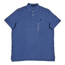Polo Ralph Lauren Short Sleeve Classic Fit Solid Polo Shirt with Pony - Blue