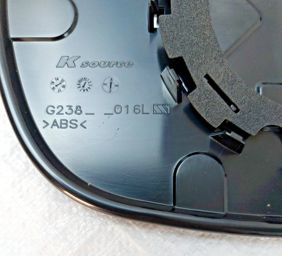 Espejo retrovisor de vidrio de repuesto lado del conductor K-Source Dodge LH 1993-2004 88016 NUEVO Foto 3 de 4