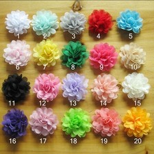 Chiffon Flower Hair Clips Baby Toddler Girls Kids Newborn Infant Flower Hair