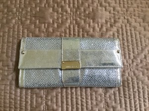 jimmy choo champagne glitter clutch