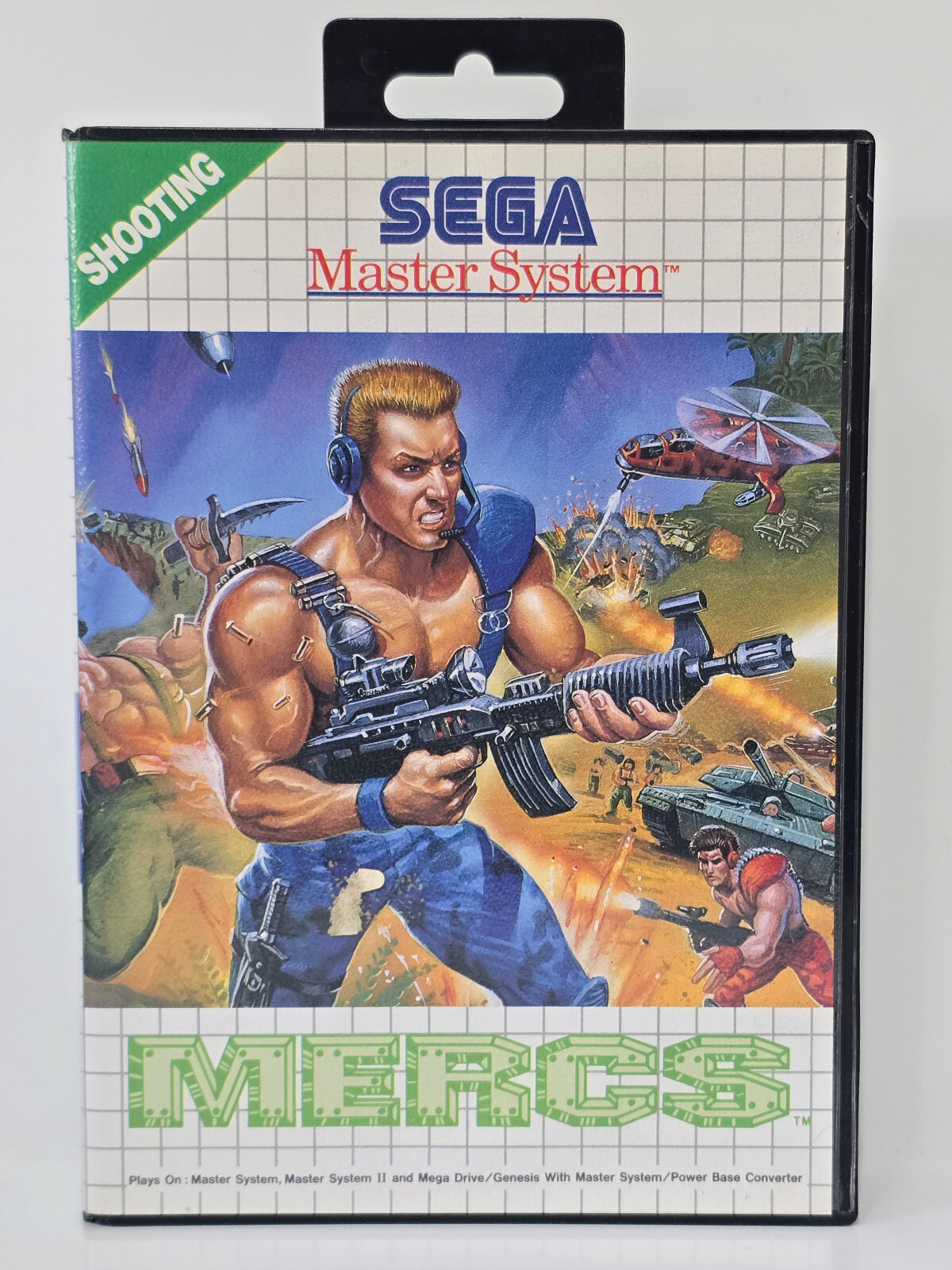 Mercs , Complete With Box and Manual - Sega Master System
