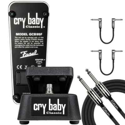 Jim Dunlop GCB95F Cry Baby Classic Wah Pedal Retro Fasel Jim Dunlop GCB95F Cry Baby Classic Wah Pedal Retro Fasel