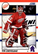 1990-91 Score Canadian #87 Tim Cheveldae