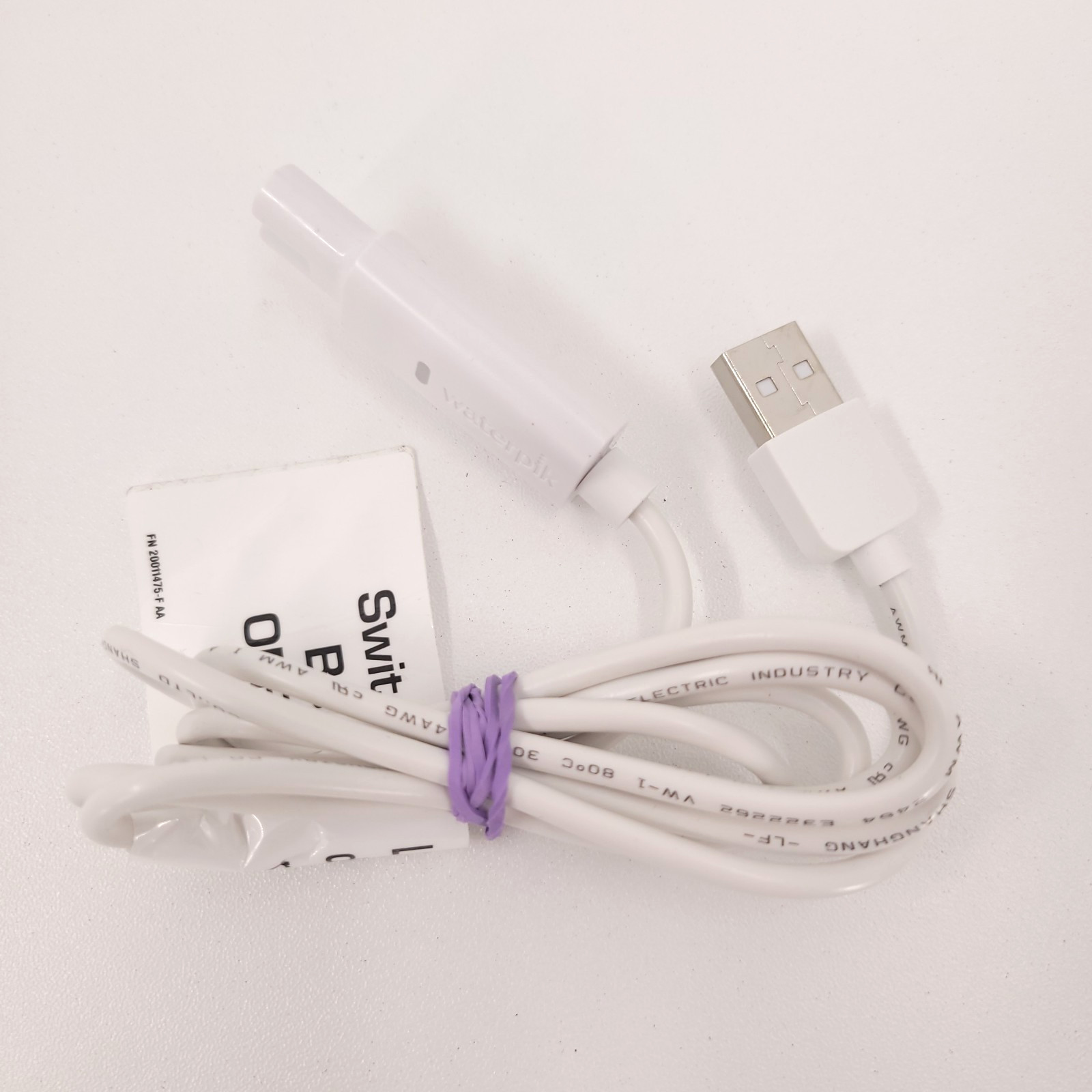 Waterpik Waterflosser Cordless Pearl WF-13W White Portable Teeth Gums Brace