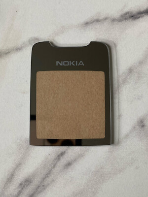 Für Nokia 8800 Classic Außenglas Objektivabdeckung silber - Neu