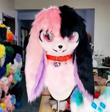 Fursuit Husky Fox Mascot head Halloween Party Fur Cosplay Gift 170 