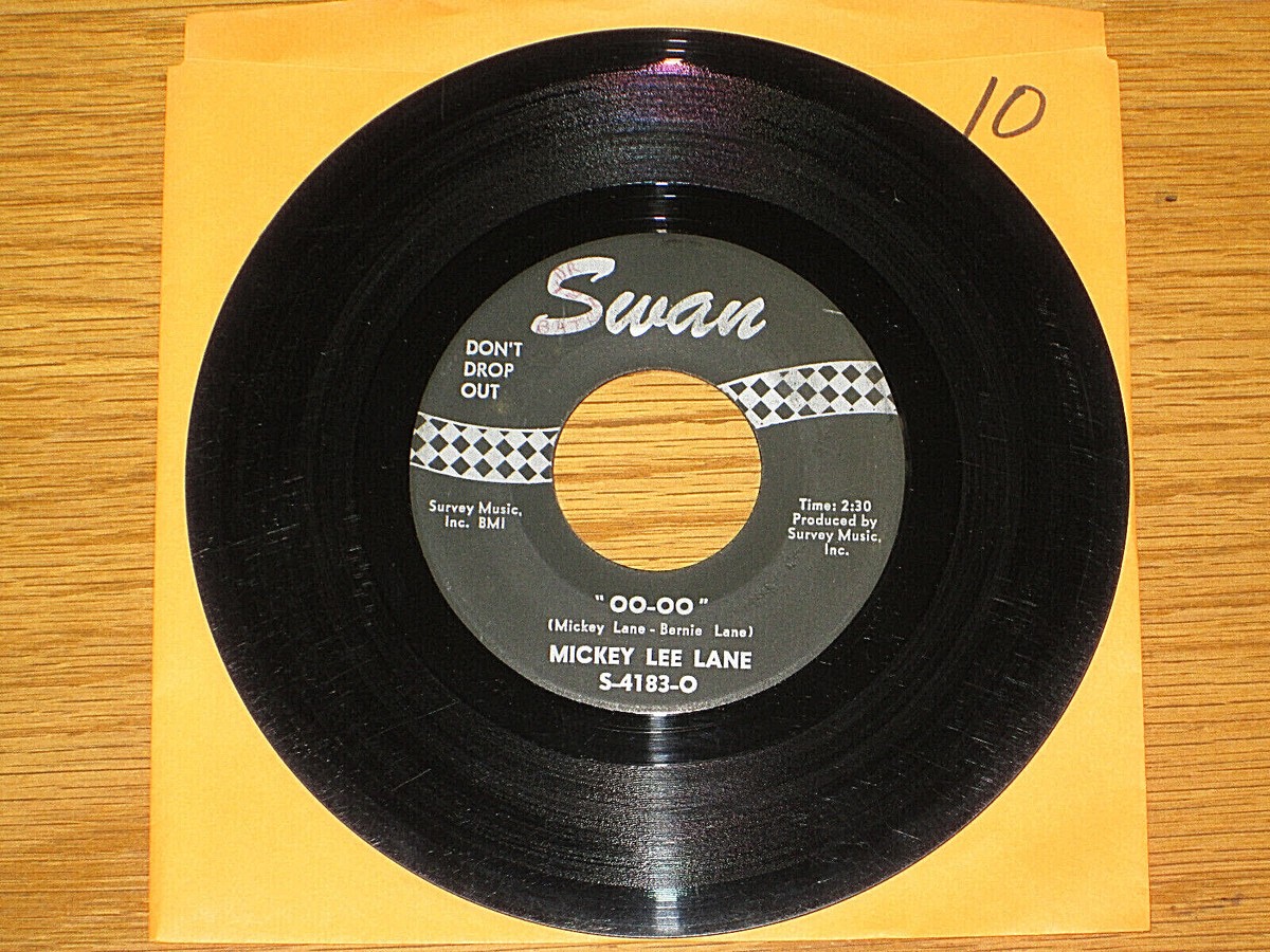 ☆Micky°ʚɞ°★ ROCK & ROLL 45 RPM - MICKEY LEE LANE - SWAN 4183 - 
