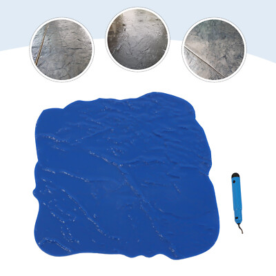 36'' X 36'' Blue Seamless Slate Concrete Cement Texture Imprint Stamp Skin Mat HOT