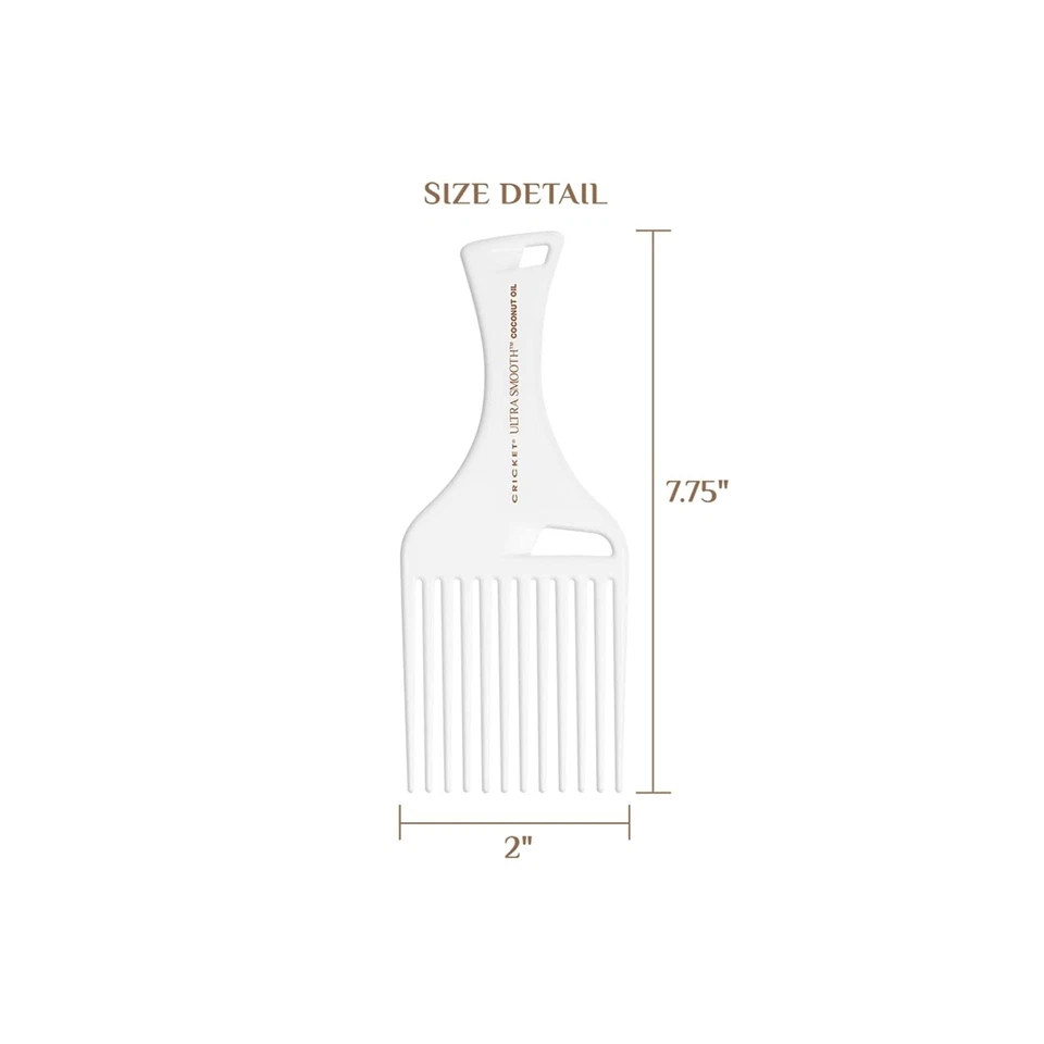 Pente de cabelo de coco ultra suave - infundido com óleo de coco e queratina para ... - Imagem 4 de 4