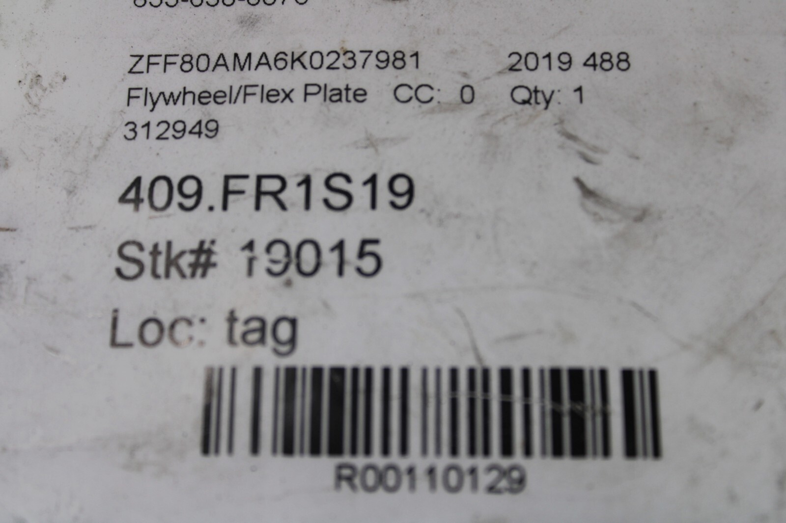 Ferrari 488, Flywheel, Used, P/N 312949