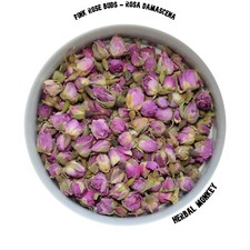 Rose Bud Pink | Rosa Damascena | Brotes de rosas orgánicas | Té de rosas