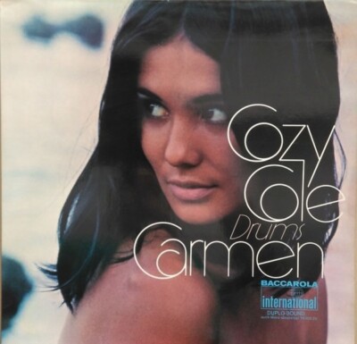 Cozy Cole Orchestra Drums Carmen NEAR MINT Baccarola International Vinyl LP