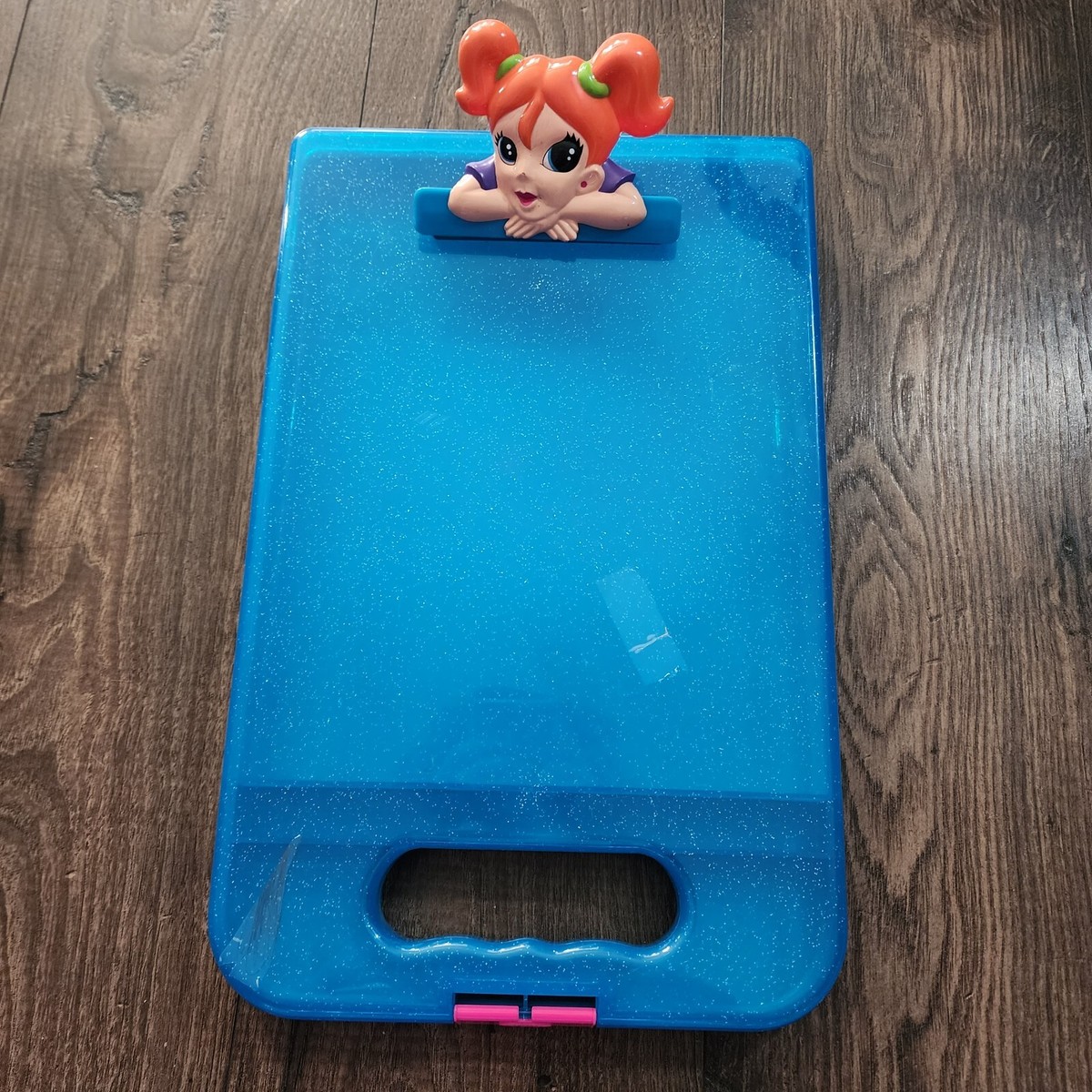Vintage Collectible Lisa Frank Red Orange Hair Girl Hinged