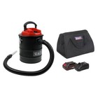 Sealey Cordless Handheld Ash Vacuum Cleaner 15L Kit 20V 2Ah SV20 Series