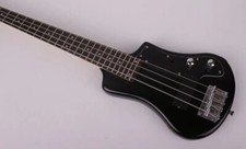 Right Hand Portable electric bass guitar mini travel kid bass with gig bag strap