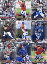 ZAC LOWTHER SIGNED 2017 BOWMAN DRAFT PROSPECT ROOKIE CARD AUTO