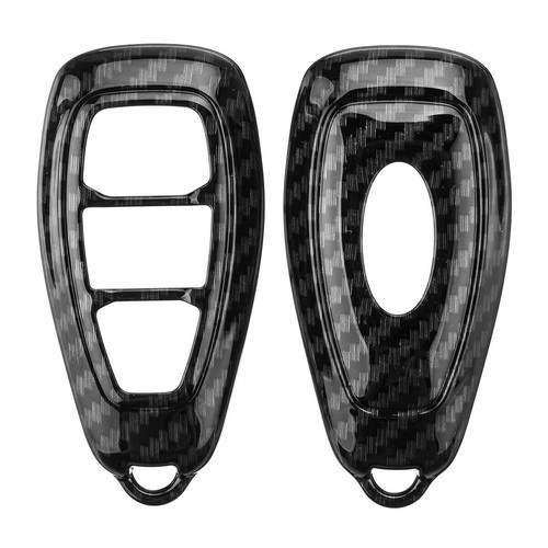 Carbon Fibre BLACK Ford Car Key Case Cover Shell Ford Fiesta Focus Mondeo Galaxy - Picture 5 of 12