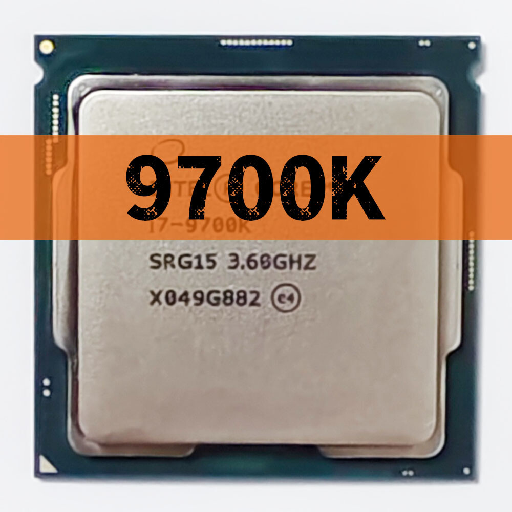 Intel Cores i7-9700K SRG15 8 Cores 3.60GHz 95W LGA1151 CPU