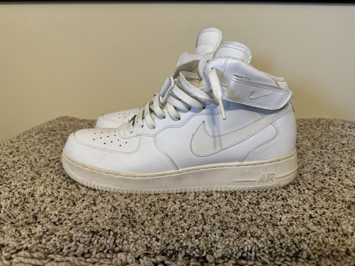 Nike Air Force Mid '07, 315123-111, White, Men's Basketball