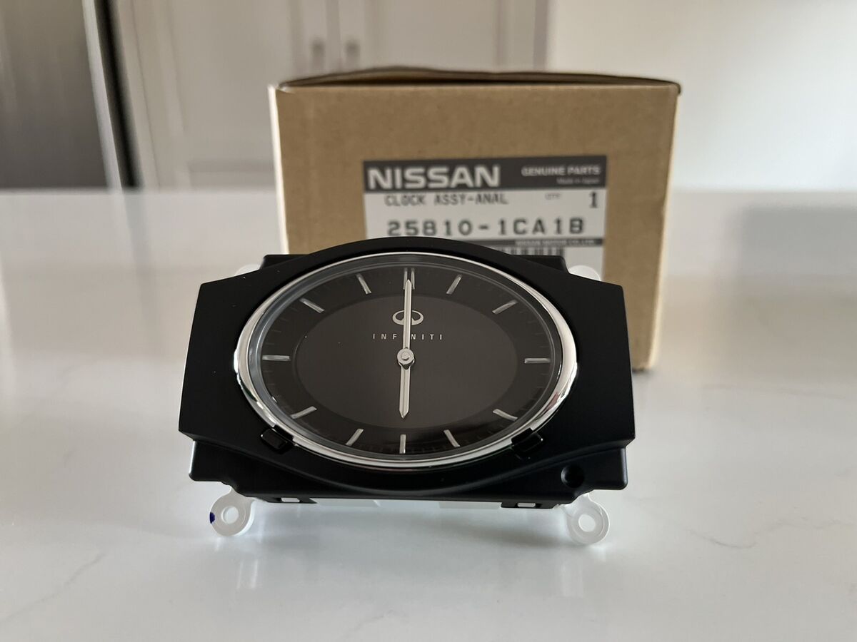 OEM Infiniti FX35 G25 G35 G37 EX35 FX37 FX50 QX50 QX70 CLOCK OEM Infiniti FX35 G25 G35 G37 EX35 FX37 FX50 QX50 QX70 CLOCK
