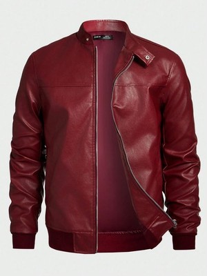 Men Discover New Jacket Luxurious Premium Quality Lambskin Leather Biker Leather