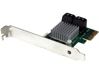StarTech.com 4 Port PCI Express 2.0 SATA III 6Gbps RAID Controller Card with Hyp