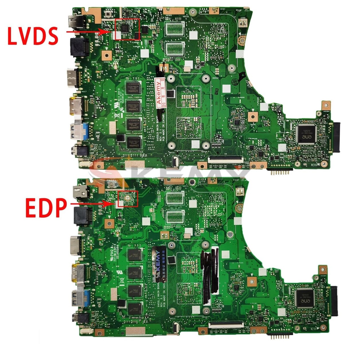 For ASUS X455LJ X455LN X455LA Motherboard I3 I5 I7 5th CPU 4GB RAM