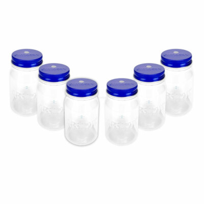 Absolut Vodka Gläserset - 6x Longdrink Lynchburg Glas Gläser aus Kunststoff mit