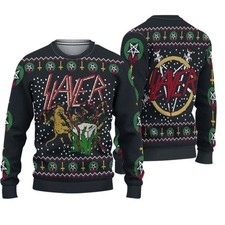 Slayer Hell Awaits Christmas Ugly Sweater