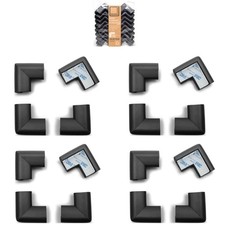 HeftyFit Corner Protector for Baby 16 Large Corners , Heavy-Duty Soft Rubber...