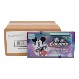 2026 TOPPS CHROME DISNEY FACTORY SEALED 8 BOX HOBBY CASE
