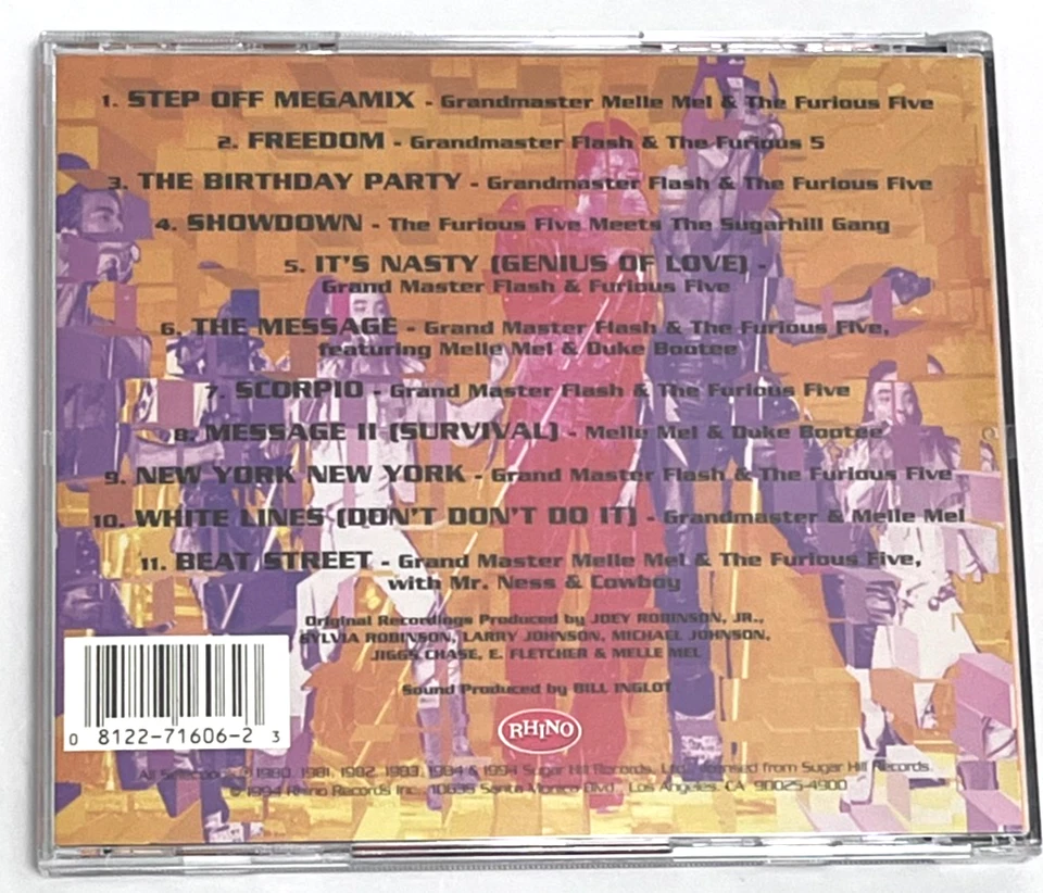 Grandmaster Flash & The Furious Five : Message From The Beat Street (Best Of) CD - Image 2 of 3