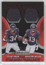 2016 Panini Rookies & Stars Dual Jerseys 39/99 Tyler Ervin Braxton Miller 3t2