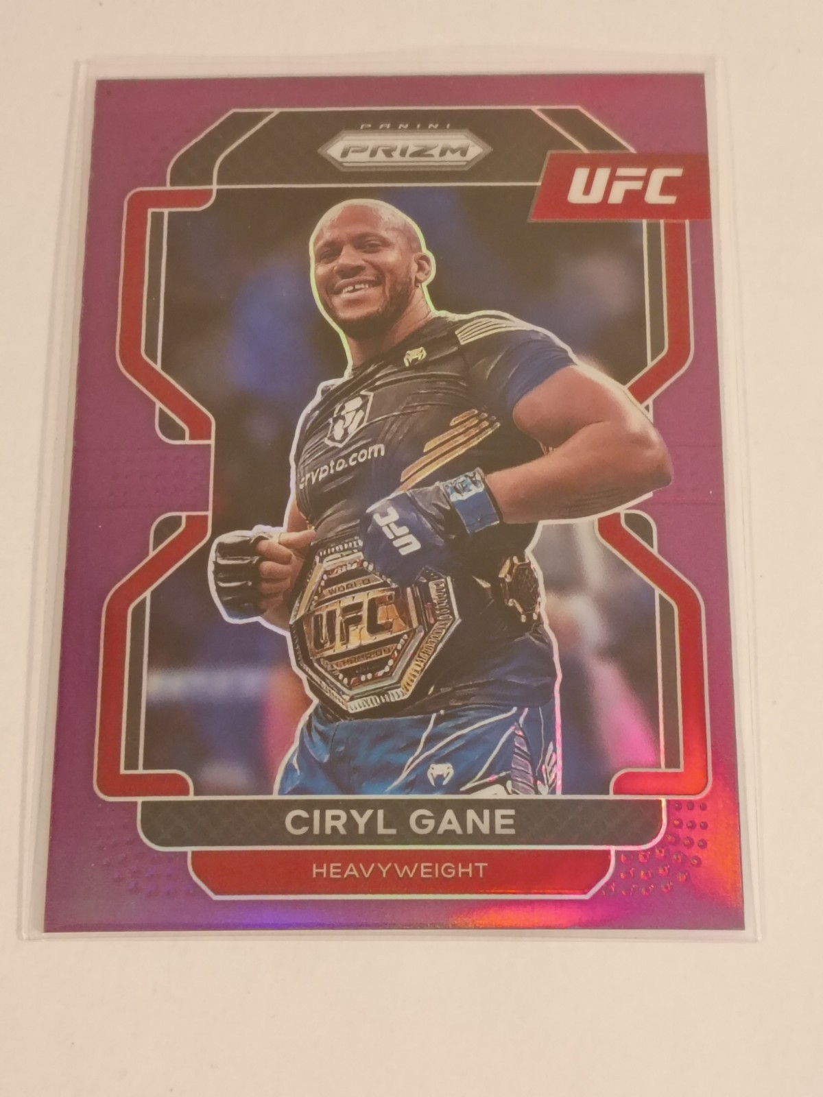 Ciryl Gane 2022 UFC Prizm /149 Purple Parallel Card #101 Heavyweight MMA 