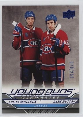 2024 Series 2 Young Guns Deluxe 70/250 Lane Hutson Logan Mailloux Rookie RC 1e4a