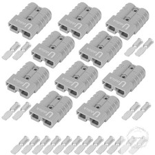 10PCs 50 Amp Battery Quick Disconnect Connector, 6 AWG Battery Cable Connector