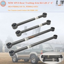 4pcs Rear Control Arm Kit For Toyota Land Cruiser 80 Fj80 Fzj80 Hdj80 105 Fzj105