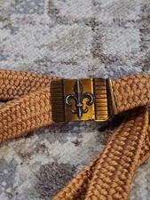 Vintage Stretchy Belt Fleur De Lis Buckle BS 