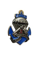 Insigne 2ème BCCP. Para Coloniaux. Infanterie De Marine. Destree Indo 1947-1949