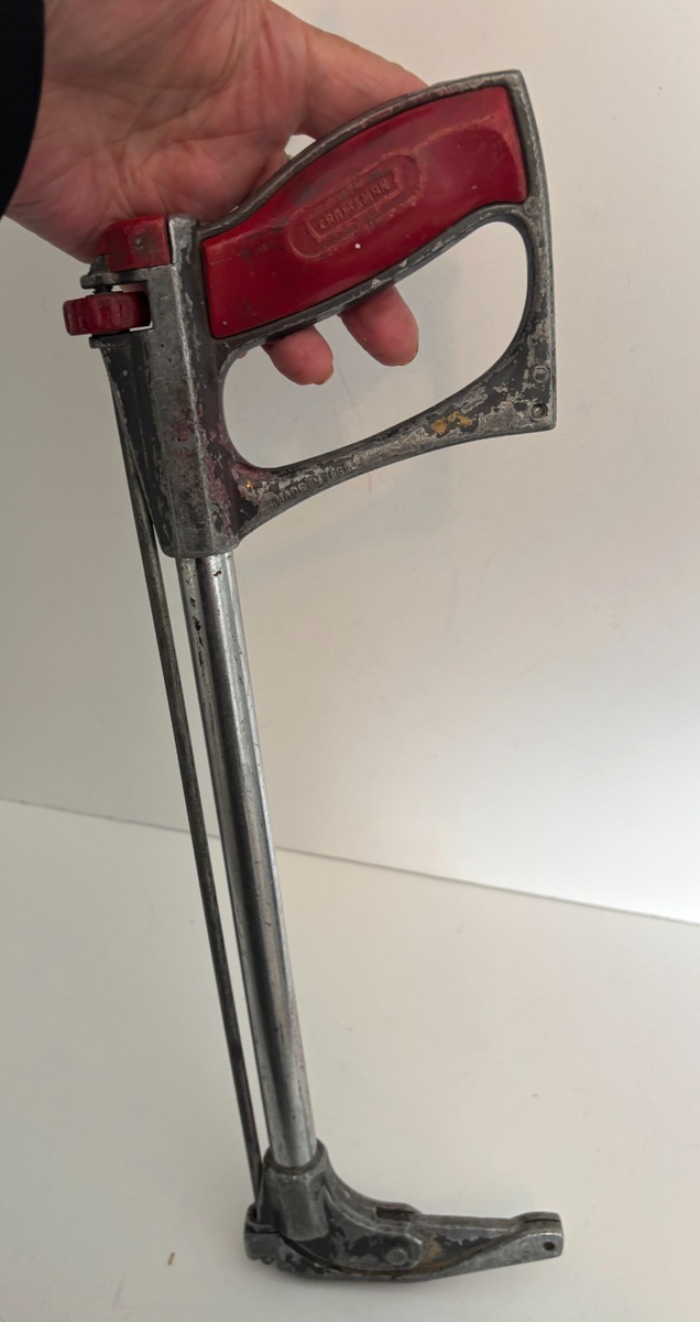 Vtg SEARS CRAFTSMAN #3559 HACK SAW Red Metal For 12
