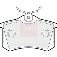 Citroen DS3 2009-2016 BremsbeläGe Hinten (R90) Apec PAD1256