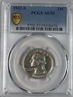 1932-S Washington Quarter PCGS AU53 Key Date Nice Eye Appeal Nice Strike