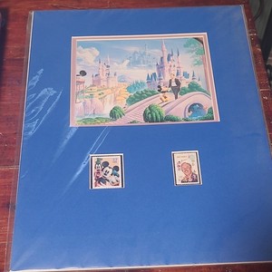 Disney Collectible Postal Stamp Block Mickey Mouse Walt …