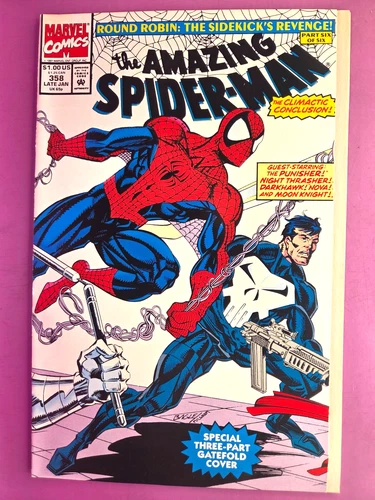 THE AMAZING SPIDER-MAN   #358   VF/NM   1992  B&B COMBINE SHIP BX2426