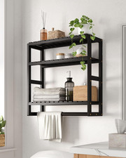 Over the Toilet Storage Bathroom Shelves Wall Mounted 3 Tier Space Saver Corner